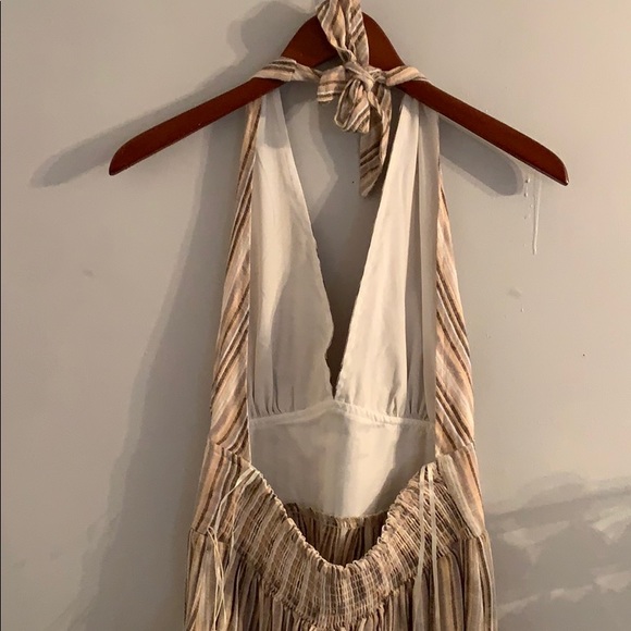 Linen blend Halter sundress NWT - Picture 6 of 9